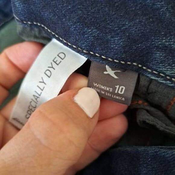 Eddie Bauer Women's Slightly Curvy Slim Straight Denim Pants Blue Size 10 - Picture 6 of 7